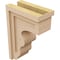 Ekena Millwork 5"W x 10"D x 15"H Classic Highland Rough Cedar Woodgrain TimberThane Corbel, Primed Tan CORUR05X10X15HLDRCPR - alternate 4
